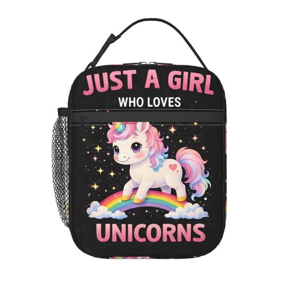 Unicorn Lover Lunch Bag Portable Thermal Lunch Box for Men and Women