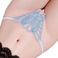 thumbnail image 2 of MYG G-string Femmes Dentelle Sexy Sous-Vêtements Taille Basse Grande Taille Brodée String Perle, 2 of 3