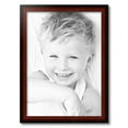 thumbnail image 2 of ArtToFrames 18" x 25" Matte mahogany Diploma Picture Frame, 18x25 inch Brown Wood Poster Frame (WOM-5108), 2 of 7