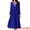 Royal Blue, variant on DARING DIVA Long Sleeve Flowy Pleated Midi Dress S Green