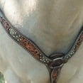thumbnail image 3 of Circle Y Saddlery Dark Flash Arizona Flower Breast Colllar, 3 of 5
