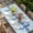 Navy Blue, variant on Navy Blue Seahorse Table Cloths for 3 Foot Rectangle Tables, Summer Coastal Bubbles Ocean Waves Patio Waterproof Elastic Fitted Tablecloths, Washable Rectangular Table Cover for Camping