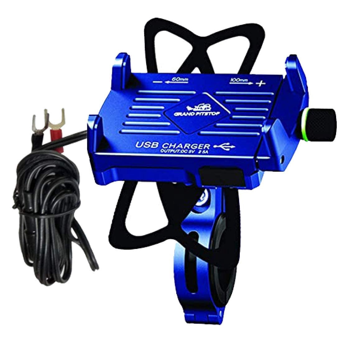 Grandpitstop Jaw Grip Phone Mount For Bikes & Scooters - Universal, 360° Rotatable, Waterproof Holder