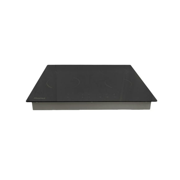 Parrilla Eléctrica MAXIMS JVBS4V Empotrable de Cristal negro Vitrocerámica 4 zonas de Calentamiento 120V - 60Hz