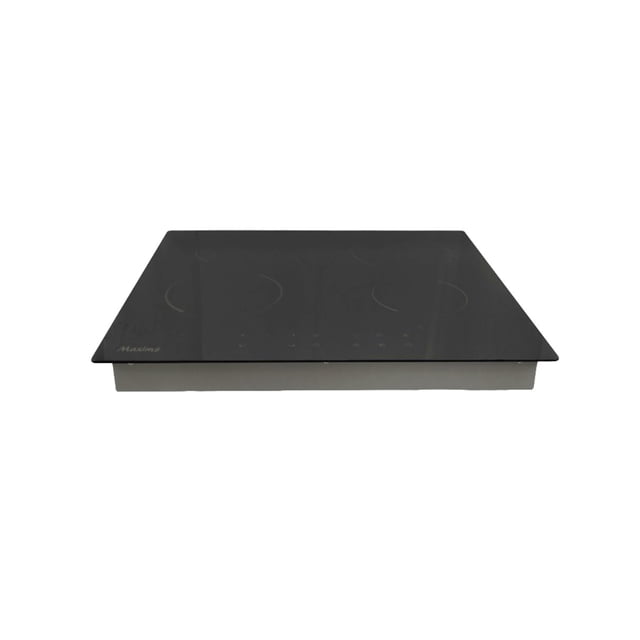 Parrilla Eléctrica MAXIMS JVBS4V Empotrable de Cristal negro Vitrocerámica 4 zonas de Calentamiento 120V - 60Hz
