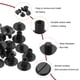 thumbnail image 4 of Uxcell 30 juegos de tornillos Chicago M4 x 6mm, tornillos de cabeza ranurada de metal para cuero, negro, 4 of 6