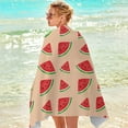 thumbnail image 5 of Summer Savings Clearance! Boovnll Beach Towels 30x59 In Quick Dry Microfiber Watermelon Printing Beach Towels Oversized Lightweight Sand Free Beach Bathroom Travel Pool Hotel Party Shawl Beach Towel, 5 of 7