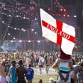 thumbnail image 1 of Feltree Exquisite England Handheld Flag 35x59 Inch Polyester for Sports Clubs Fan Festivals and Party Decorations, 1 of 7
