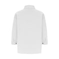 thumbnail image 5 of hoksml Women's Corduroy Button Down Shirt, Chest Pocket 3/4 Sleeve Oversized Casual Blouse for Office Daily Vacation Wear, 5 of 8