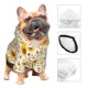 thumbnail image 3 of Fotbe Brown Leaf Sunflower Sudadera con Estampado para Perros Pequeños – Suéter con Capucha para Mascotas, Tela Suave de Forro Polar con Bolsillo-Large, 3 of 7