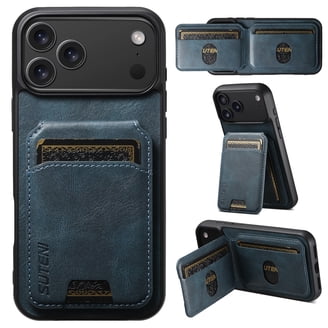 Phone Case for iPhone 12 Pro Max, Back Credit Card Holder Wallet