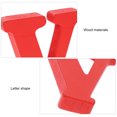 thumbnail image 3 of Shisuyan Alphabet Listing Red Synthetic Material 1 Set 3.9x3.1x0.8in, 3 of 8