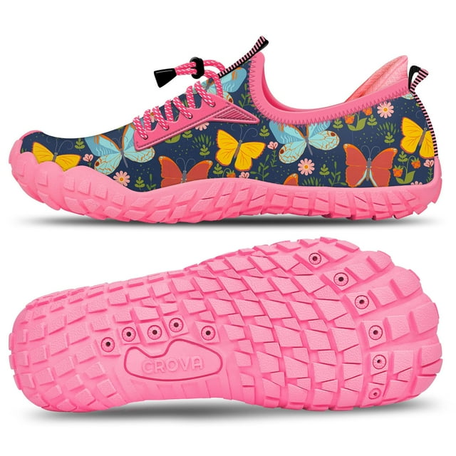 Zapatos acuáticos CROVA con empuñaduras de tacón integradas para niños, senderismo y niños grandes