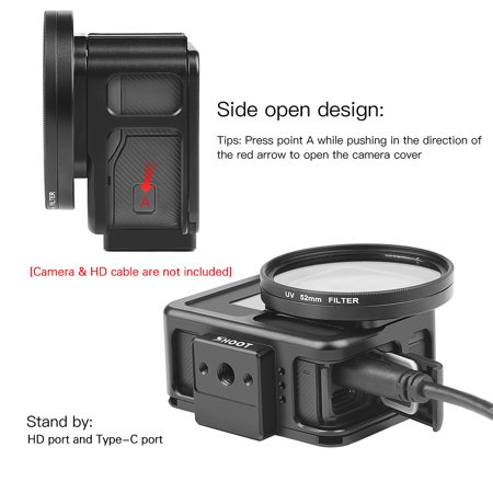 Shoot Xtgp507b Cnc Aluminum Alloy Protective Camera Case Action