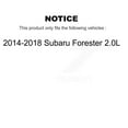 thumbnail image 2 of CMX Rear Disc Brake Rotors Pair for Car 2014-2018 Subaru Forester 2.0L K8-100944, 2 of 8