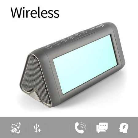 Portable Bluetoot h Speakers Magic Mirror Speaker With Virtual 3D Bright Lights