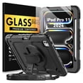 thumbnail image 1 of Funda para tableta BLOSOMEET iPad Pro 11" 2024 con cristal y correa, 1 of 8