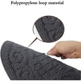 thumbnail image 4 of Durable Half Moon Doormat Rug, Easy To Clean Non-slip Rug Multicolor Doormat Outdoor Entrance-crimson 48x78cm, 4 of 4