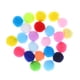 thumbnail image 1 of BRIGHTFUFU 100 pompones multicolores de 2,5 cm, pequeñas bolas de pelo, hechas a mano, para manualidades, ropa y accesorios (colores variados), 1 of 7