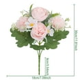thumbnail image 3 of YFGEFTR Faux Silk Peony Artificial Flowers for Vase - Bulk Fake Peonies Branches with Stems for DIY Bouquet Centerpieces Wedding Fillers Arrangements Shower Decorations, 3 of 6