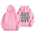 thumbnail image 5 of YUELONGHU Women Casual Hoodie Sweatshirt for Women Women Make A Day Hoodie Graphic Print Hoodie Drop Shoulder Hooded Sweatshirt Pullover Xxl, 5 of 5