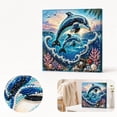 thumbnail image 2 of Ocean Theme Pearl Art DIY Kit, Therapeutic Hands-On Activity for Creating Unique Shell-Inspired Room Accents with Beautiful Pearl Finishes (Dolphin), 2 of 8