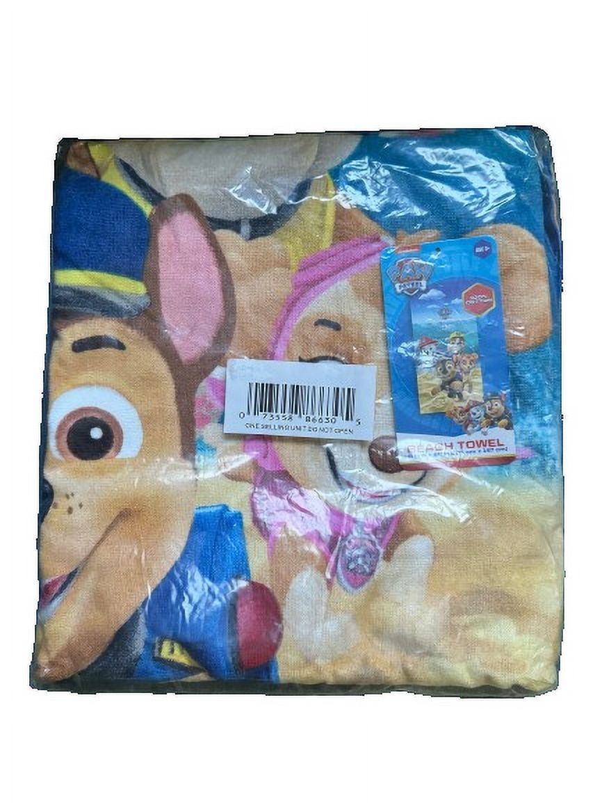 Paw Patrol Beach Towel  28in x 5 8in for kids .