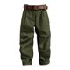 thumbnail image 1 of Figuras a escala 1/12 pantalones y cinturón de vestuario de muñecas en miniatura de cosplay para figuras de acción masculina de 6 pulgadas accesorio Pantalón verde, 1 of 8