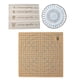 thumbnail image 2 of Macrame Board with Pins,Double Side Macrame Project Board with Grids,12in Handmade Braiding Board w, 2 of 5
