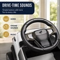 thumbnail image 3 of 3-in-1 Toddler Push Car, SHINPT Licensed Ford Bronco Ride On Toy with Parent Handle, Safety Guardrail, Lights, Music & Under-Seat Storage, Foot-to-Floor Car for Kids 18-36 Months, White, 3 of 8