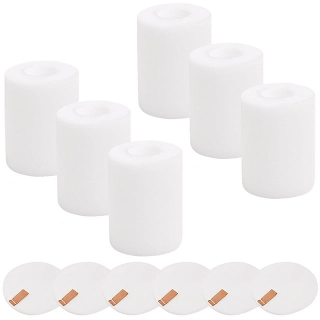 Paquete de 6 filtros de espuma de repuesto para aspiradora Shark IQ R101AE