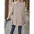 thumbnail image 5 of Women'S Long Cardigan, Autumn and Winter Long Sleeve Front Open Sweater with Pockets  M, 5 of 6