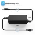 thumbnail image 5 of Replacement for 45w Dell AC Adapter Laptop Charger for Dell Inspiron 13 14 15 3000 5000 7000 Series 14-5000 13-7000 13-5000 17-7000 15-3552 3555 3558 5558 5559 Power Supply Cord, 5 of 8