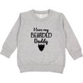 thumbnail image 2 of Inktastic I Love My Bearded Daddy Toddler Sweatshirt, 2 of 4