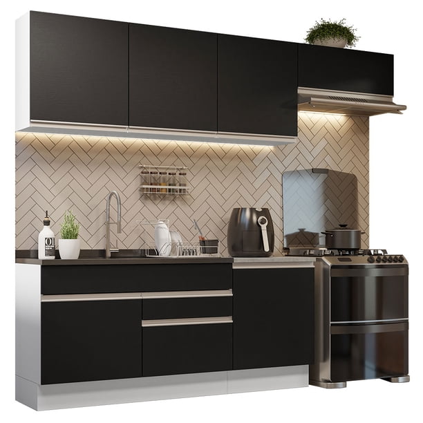 Cocina Integral Completa Modular Madesa Glamy 260cm BN 03