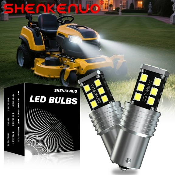 For Husqvarna Yth22v42ls Yth22v46 Mower 12v Led Bulbs 2x White Led Light Bulbs