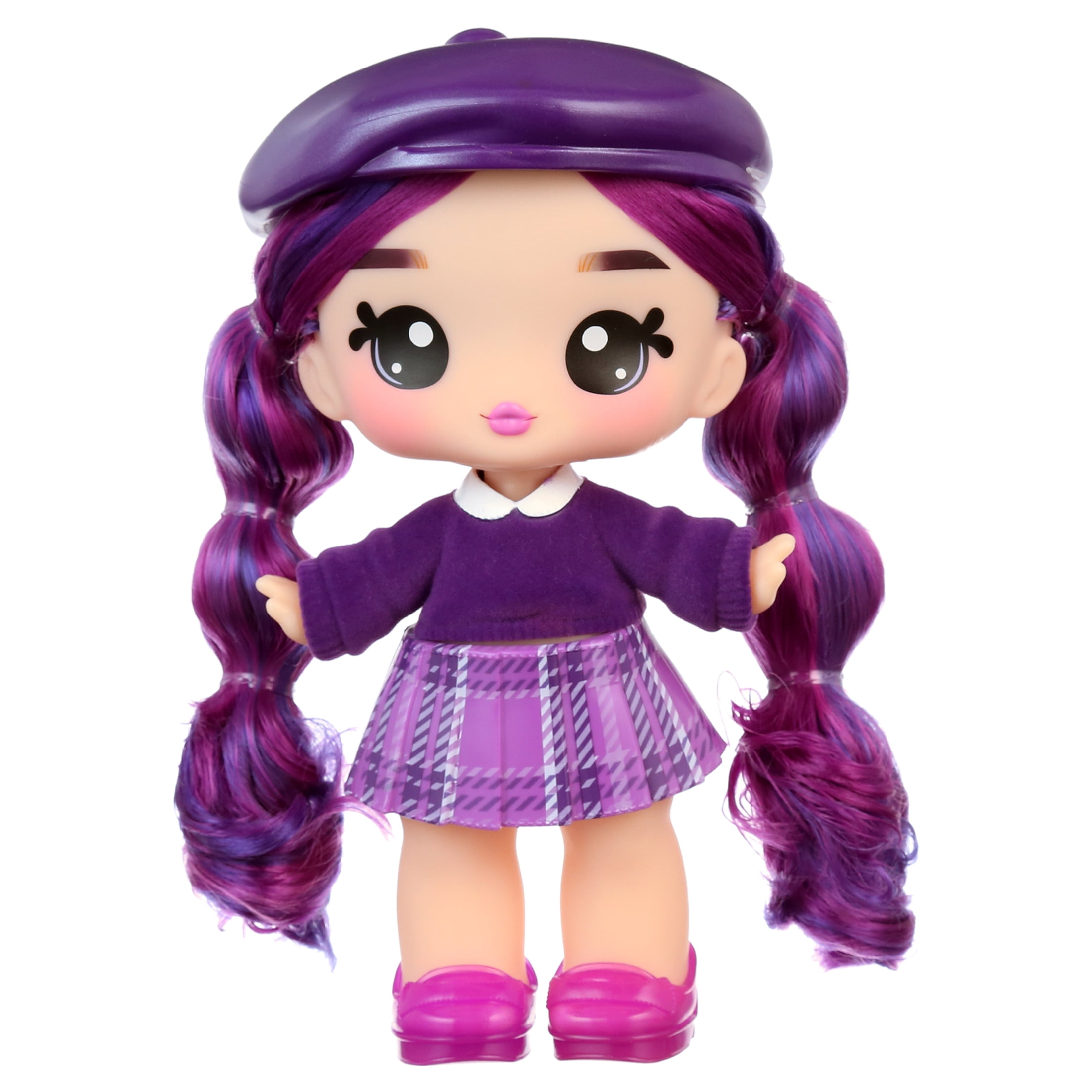 Yummiland Large Doll + Lipgloss Pet - Greta Grape, Ages 4+