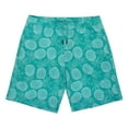 thumbnail image 6 of LRD Men's Swim Trunks with Compression Liner 9 Inch Inseam Board Short Pineapples / Green L, 6 of 6