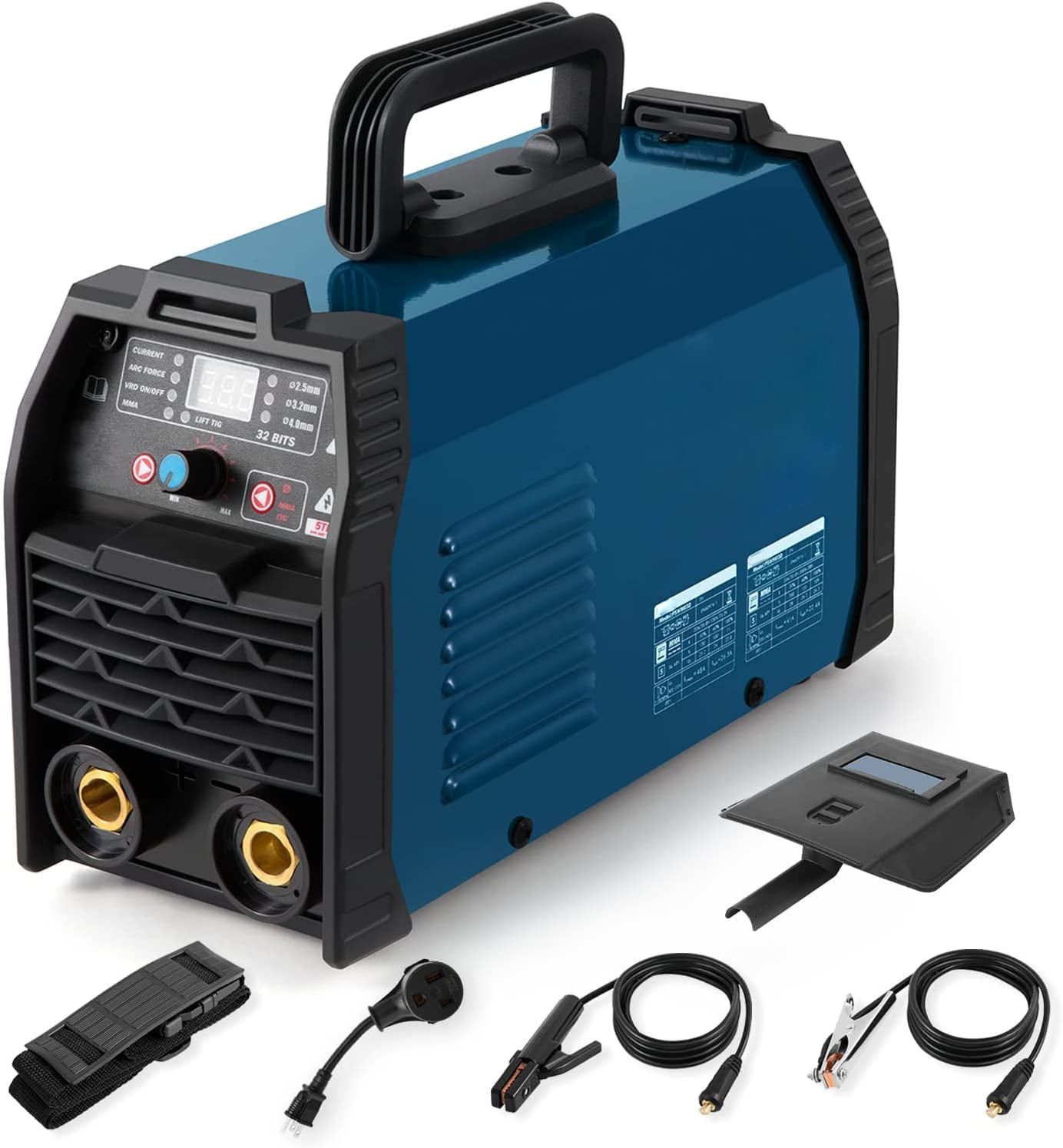 200A ARC Welding Machine, 110V/220V Dual Voltage Welder, IGBT Stick MMA