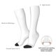 thumbnail image 4 of Fotbe White Calcetas Divertidas Estampadas para Hombre y Mujer, Calcetas de Algodón hasta la Rodilla para Caminar, Correr, Enfermería y Embarazo, 4 of 6