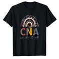 thumbnail image 1 of AALJY CNA Infirmière Arc-en-Ciel Certifié Assistant CNA T-Shirt, 1 of 5