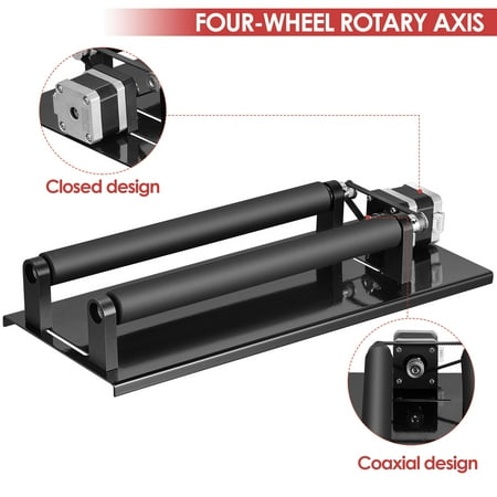 

Monport La/ser Rotary Roller 360° for 40w CO2 La/ser Engraver to hold cylindrical objects N59