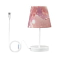 thumbnail image 3 of Pink Pearls Bubbles LED Desk Lamp Table Lamp USB Bedside Nightstand Small Lamp for Bedroom Living Room Kids Room, 3 of 8