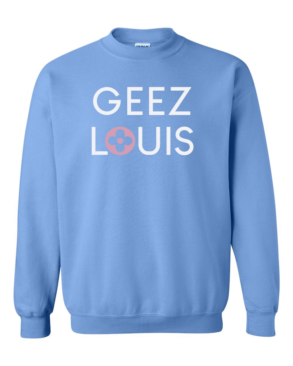 Geez Sweatshirt Chocolate Brown Designer Pullover Shirt Unisex Crewneck Sweatshirt Geez Louis Sweatshirt Geez Louis