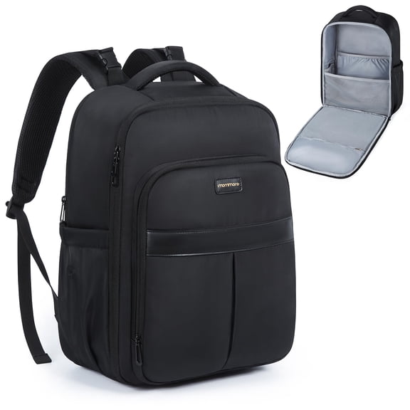 Mochila Mommore Bolsa para Pañales 37L con Compartimento para Laptop 15.6"