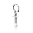 thumbnail image 1 of Juego de 2 pendientes coreanos de ADN Kpop con cadena de acero inoxidable y plumas para hombre y mujer, estilo rock grunge, hipster, punk, unisex, 1 unidad, estilo 30, producto 1 unidad, estilo 30, 1 of 5