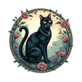 thumbnail image 4 of Dreamy Cat Theme Stickers, Waterproof Cat Theme Sticker for Water Bottle Laptop Phone Cases Planner Skateboard Luggage Helmet Party Favor Decor, Ideal for Adults Teens Teacher Rewards, 4 of 9