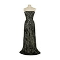 thumbnail image 2 of Zelouf Esther Sequin Lace  , Sewing, DIY, Crafts Fabric by the Yard, Black/coal, 1 Yard, 2 of 2