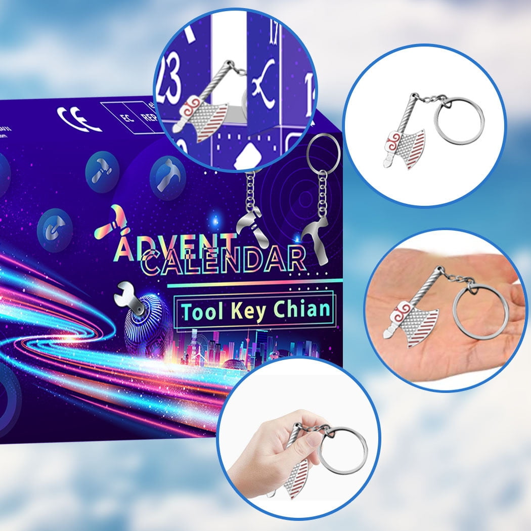 YiFudd Christmas Advent Calendar For Men Adult Tool Key Chain yifudd-christmas-advent-calendar-for-men-adult-tool-key-chain