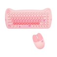 thumbnail image 1 of Combo de teclado y ratón TZbbl Cute Cat 2.4G USB inalámbrico, 1 of 8